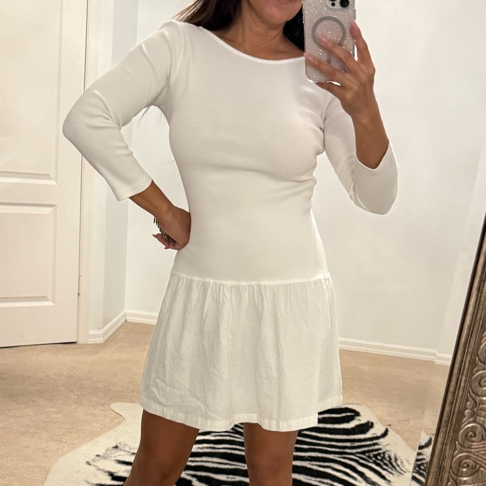 Free People White Mini Dress